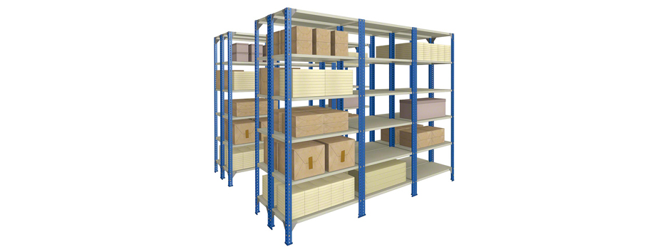 Estantería de Ángulo Ranurado